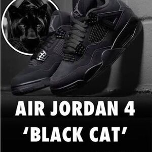 Jordan 4 Black Cat Men's Sneakers